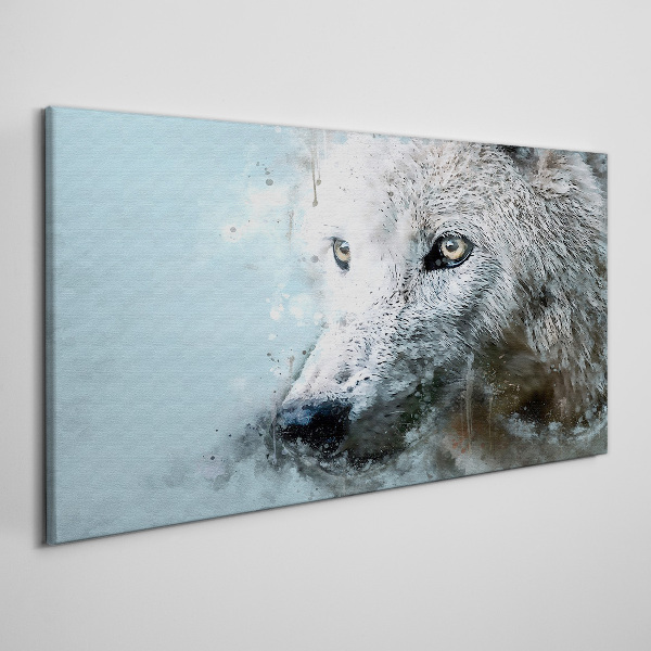 Wolf's Secret Canvas wall art