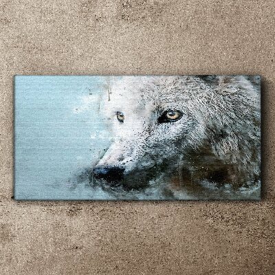 Wild animal wolf Canvas Wall art