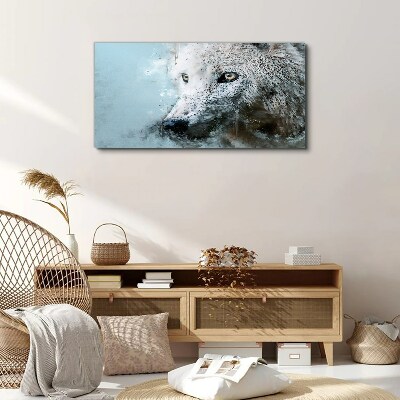 Wolf's Secret Canvas wall art