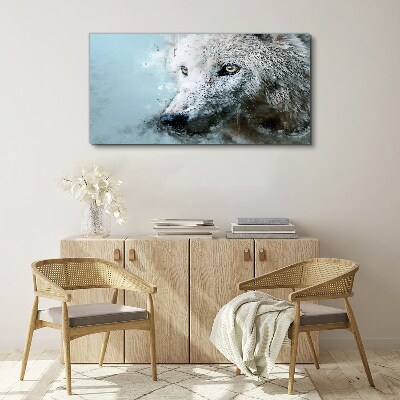 Wolf's Secret Canvas wall art