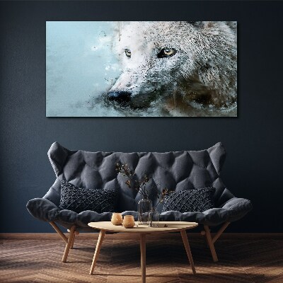 Wolf's Secret Canvas wall art