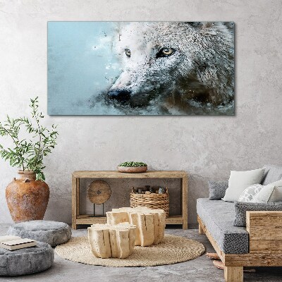 Wolf's Secret Canvas wall art