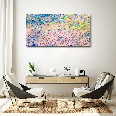 Colorful chaos of abstraction Print on canvas