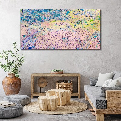 Colorful chaos of abstraction Print on canvas