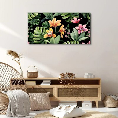 Flowers plants Canvas Wall art