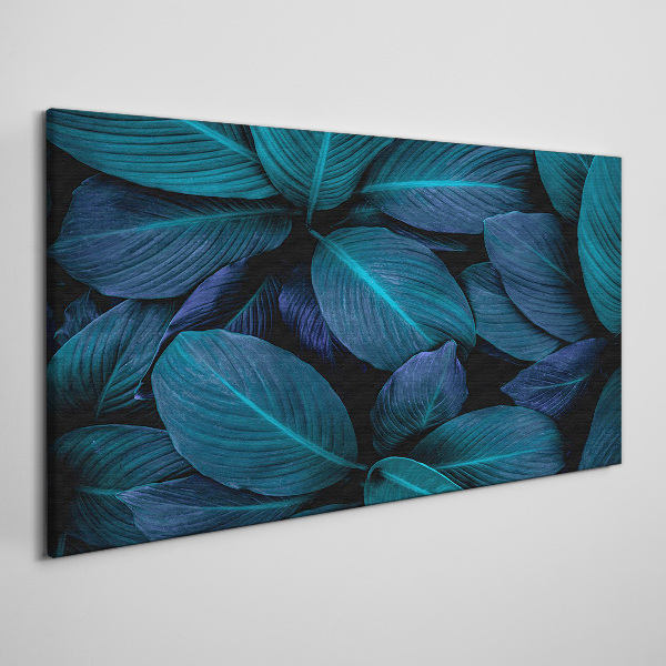 Mysterious forest of leaves Print on canvas
