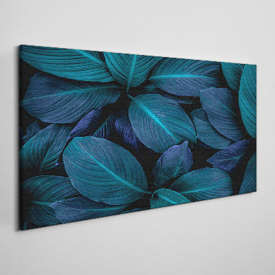 Mysterious forest of leaves Print on canvas