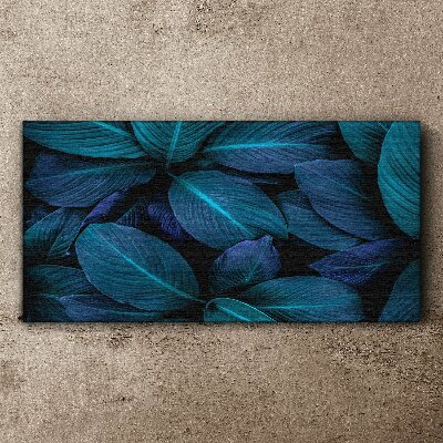 Mysterious forest of leaves Print on canvas