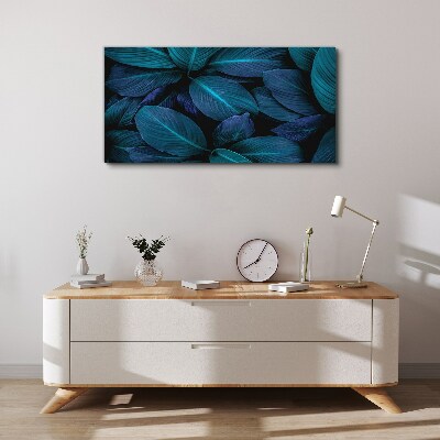 Mysterious forest of leaves Print on canvas