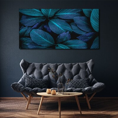 Mysterious forest of leaves Print on canvas