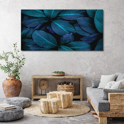 Mysterious forest of leaves Print on canvas