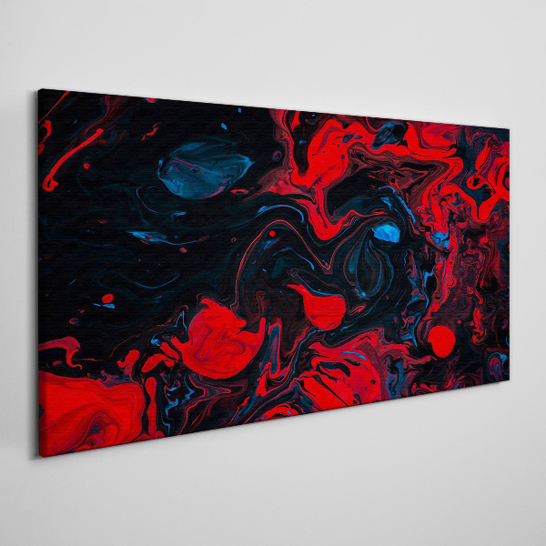Chaos of colors in motion Print on canvas