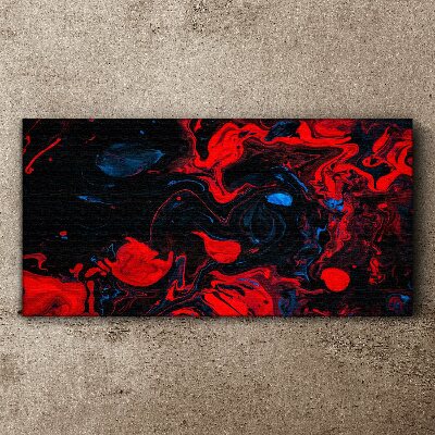 Chaos of colors in motion Print on canvas