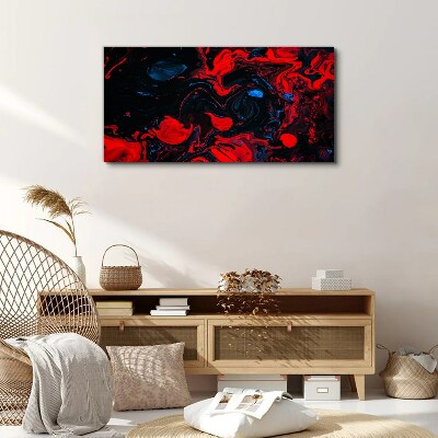 Chaos of colors in motion Print on canvas