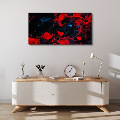 Chaos of colors in motion Print on canvas