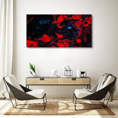 Chaos of colors in motion Print on canvas