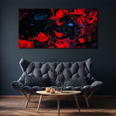 Chaos of colors in motion Print on canvas