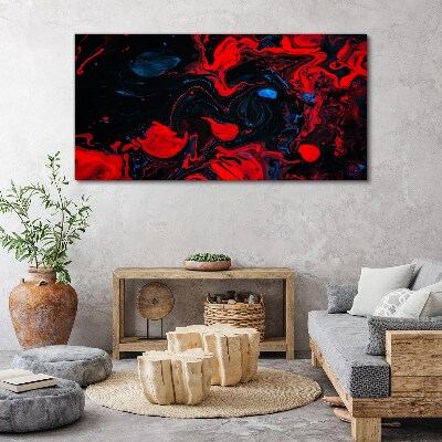 Chaos of colors in motion Print on canvas