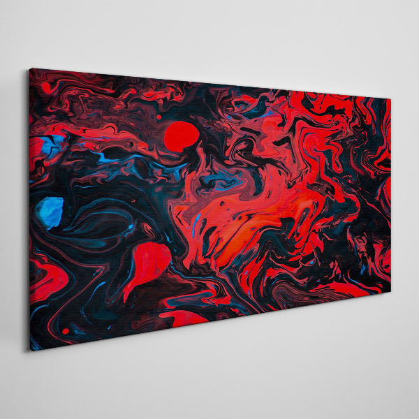 Cosmic dance of colors Canvas wall art