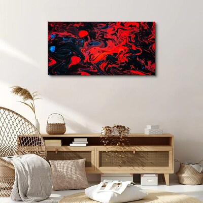 Cosmic dance of colors Canvas wall art