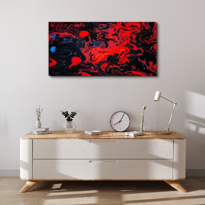 Cosmic dance of colors Canvas wall art