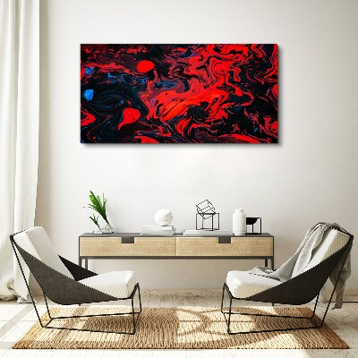 Cosmic dance of colors Canvas wall art