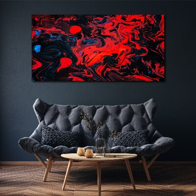 Cosmic dance of colors Canvas wall art