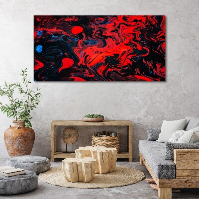 Cosmic dance of colors Canvas wall art