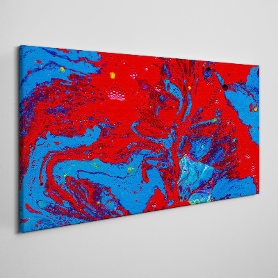 Dynamic explosion of colors Print on canvas