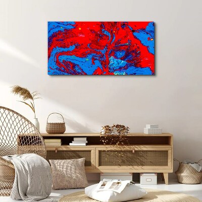 Dynamic explosion of colors Print on canvas