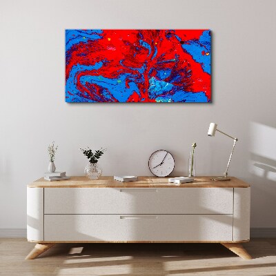 Dynamic explosion of colors Print on canvas