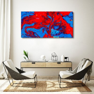 Dynamic explosion of colors Print on canvas