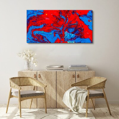 Dynamic explosion of colors Print on canvas