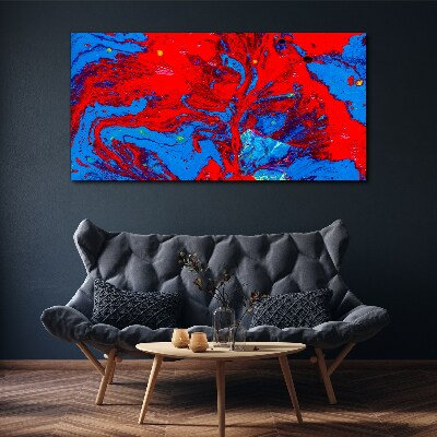 Dynamic explosion of colors Print on canvas