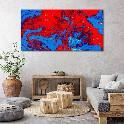 Dynamic explosion of colors Print on canvas