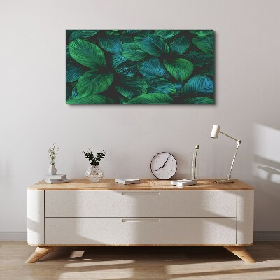 Flower leaves plant Canvas Wall art