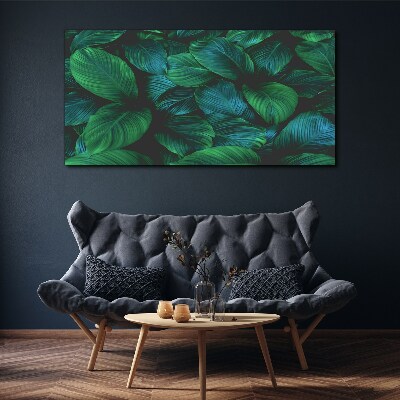 Flower leaves plant Canvas Wall art