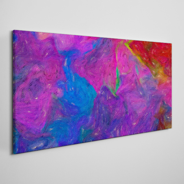 A colorful whirlwind of emotions Canvas wall art