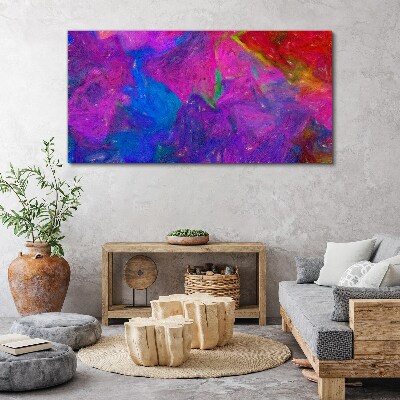 A colorful whirlwind of emotions Canvas wall art