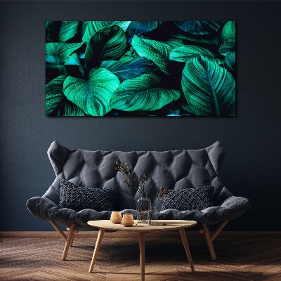 Flower leaves plant Canvas Wall art