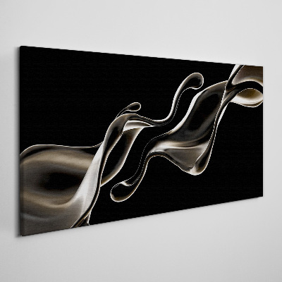 Waves of fluid elegance Print on canvas