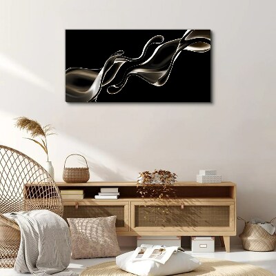 Waves of fluid elegance Print on canvas