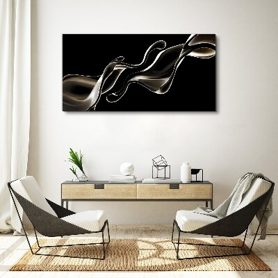 Waves of fluid elegance Print on canvas