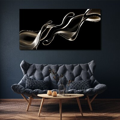 Waves of fluid elegance Print on canvas