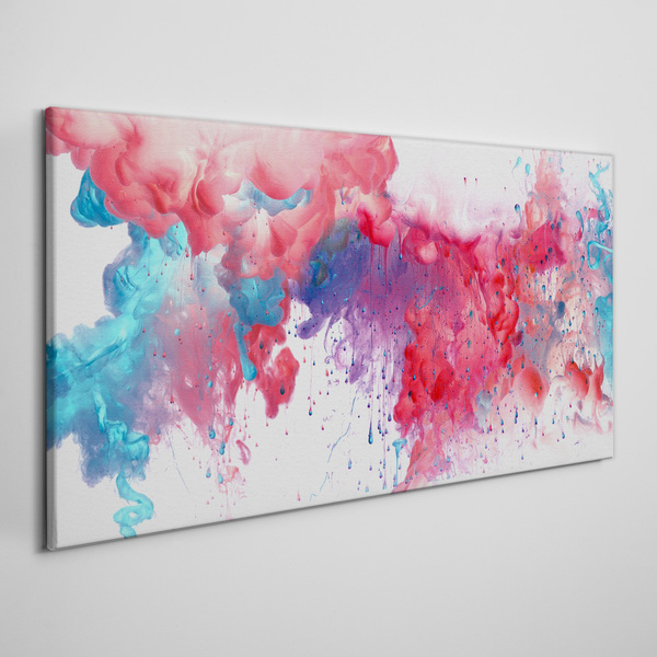 Colorful Swirls Print on canvas