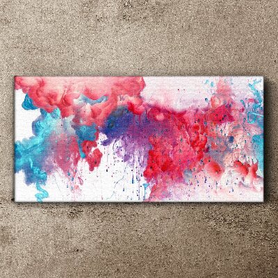 Colorful Swirls Print on canvas