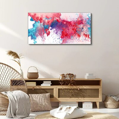 Colorful Swirls Print on canvas