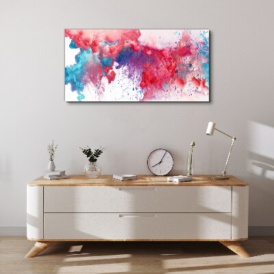 Colorful Swirls Print on canvas