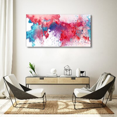 Colorful Swirls Print on canvas
