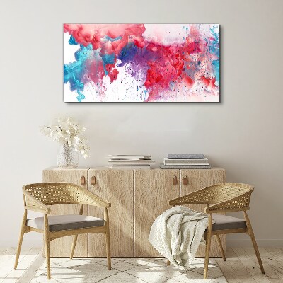 Colorful Swirls Print on canvas